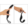 Black Velvets Cockring Plug Vibe Velvet 8 x 2.5cm